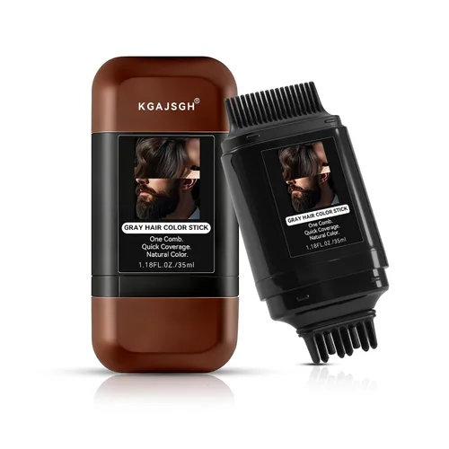 Vista 14 de Barra de retoque de cabello, barra de cubierta de cabello gris instantáneo, peine integrado para mezcla sin costuras, corrector crema, cubierta