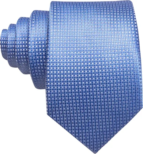 Vista 38 de Barry.Wang Corbatas de seda para hombre, diseño de lunares, gemelos cuadrados de bolsillo, gemelos para negocios, boda