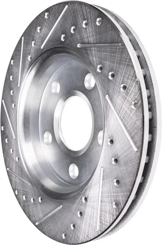 Vista 354 de Detroit Axle - Rotores de freno delantero para 04-13 Mazda 3 Rotores de frenos de disco 06-15 Mazda 5 Reemplazo: Rotor regular delantero de 11.81