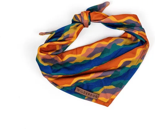 Vista 36 de Wilderdog Bandana para perro con material ligero de malla de mezcla de poliéster de secado rápido en agave