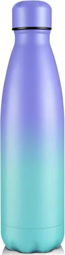 Vista 54 de Volhoply Botellas de agua aisladas de 25 onzas, paquete de 1/2/4, termo de acero inoxidable de doble pared que mantiene el frío y el calor, botella