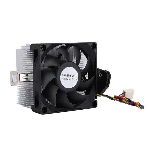 Vista 8 de Ventilador de refrigeración de CPU, rodamiento hidráulico de 12 V, ventilador silencioso de refrigeración de CPU de 2200 RPM, disipador de calor