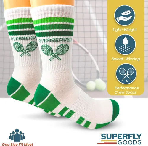 Vista 2 de Super Fly Goods Calcetines de rendimiento para hombres y mujeres, calcetines deportivos novedosos para deportes, golf, tenis, pickleball yoga, unisex