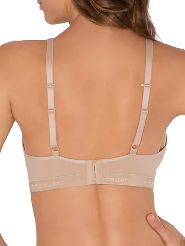Vista 5 de Fruit of the Loom Bralette de algodón sin varillas para mujer, paquete de 2