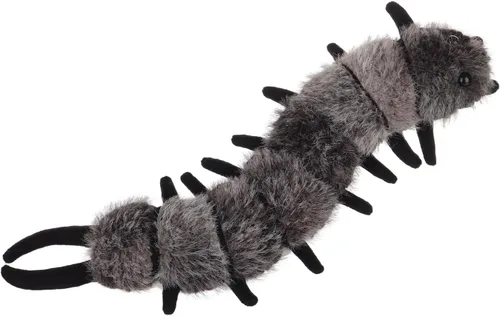 Vista 7 de Albaricoque Cordero Juguetes Insecto Felpa Ciempiés Diablo Suave Peluche 14" Negro