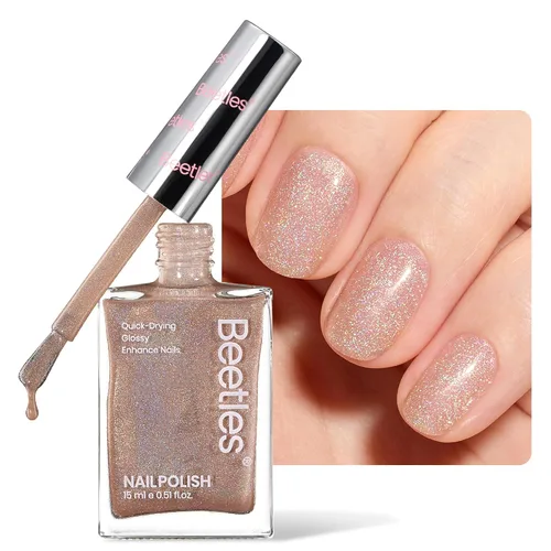 Vista 9 de Beetles Esmalte de uñas – Esmalte de uñas de dedos rojos de secado rápido (0.5 onzas líquidas), no necesita lámpara UV, esmalte de uñas, manicura
