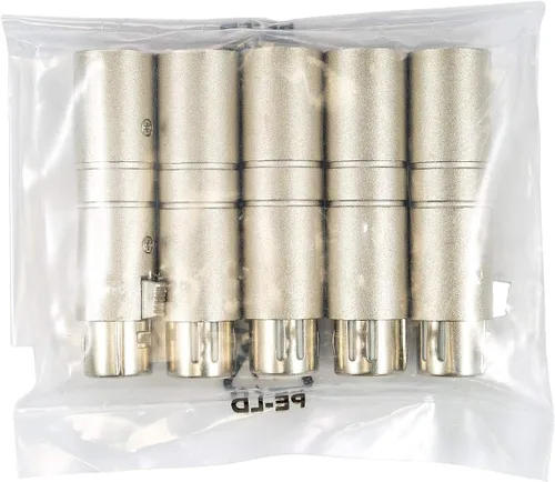 Vista 7 de SIRS-E Adaptador de convertidor DMX XLR macho a 5 pines XLR hembra DMX 70030 para interfaces, controladores y cables ENTTEC (paquete de 5)