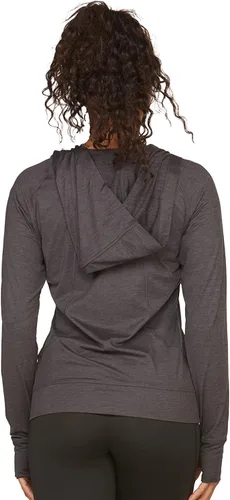 Vista 2 de EAFW Aflame - Chaqueta ecológica de poliéster reciclado con cremallera completa para mujer