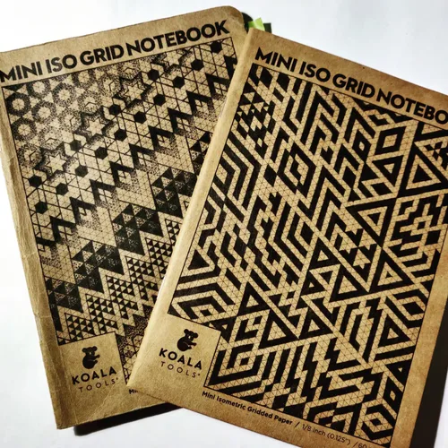Vista 9 de KOALA TOOLS Mini cuaderno de papel cuadriculado 5" x 7", 60 pp. - Juego de cuadernos de campo cuadriculado, cuadrícula y gráficos - Para uso
