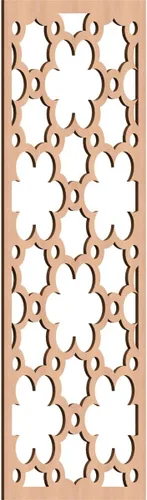 Vista 73 de 9 3/8"W x 24 3/8"H x 1/4"T Southgate Decorativos Paneles De Pared De Madera Calado, Abedul