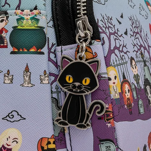 Vista 5 de Loungefly Disney Hocus Pocus Scene - Bolso de hombro con doble correa para mujer