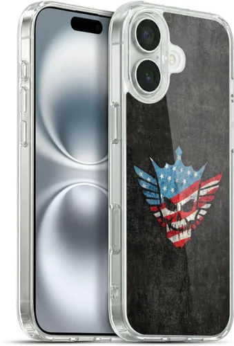 Vista 19 de Head Case Designs Funda de gel suave con licencia oficial de la WWE American Nightmare Flag Cody Rhodes Graphics compatible con Apple iPhone 7
