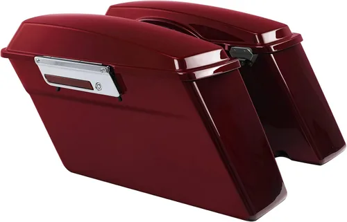 Vista 14 de SLMOTO Alforjas rígidas para Harley Electra Road King Glide 1994-2013 peltre Denim