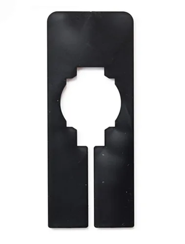 Vista 4 de NAHANCO QSDBBLANK20, Divisores rectangulares de tamaño de ropa, color negro, kit de 20