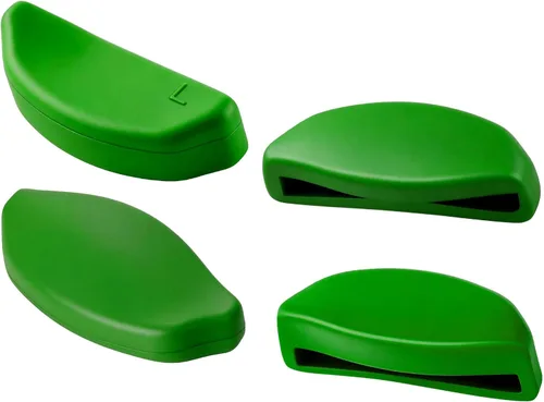Vista 10 de Mryok Replacement Nose Pieces Nose Pads for Oakley Frogskins Range/Hybrid/HSTN/Top Knot/Frogskins Range XL Sunglass - Options 1 par negro - ajuste
