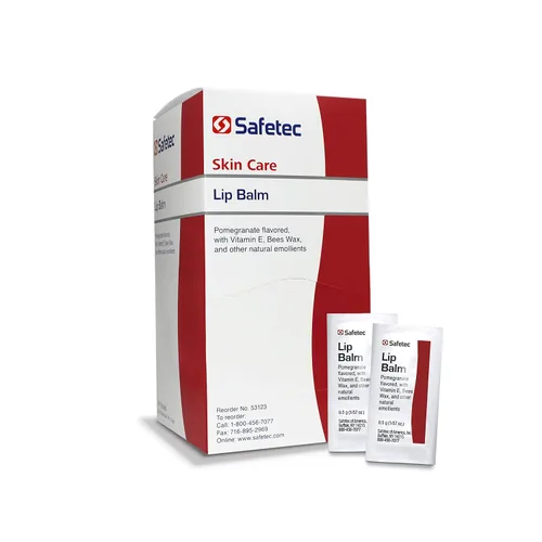 Vista 3 de Safetec Bálsamo labial.0.18 oz. Bolsa de 144 qt. Caja (12 cajas/caja)
