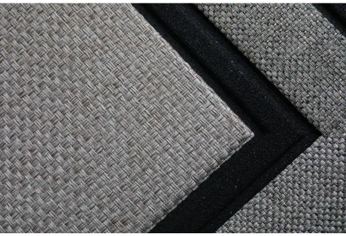 Vista 3 de Daylor Felpudo para interiores y exteriores, de 18 x 30 pulgadas, color gris/beige/negro, con parte trasera de goma, bienvenido a casa de Mimi