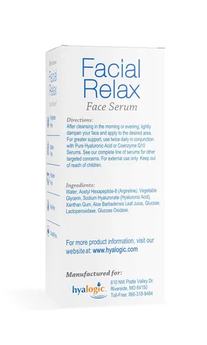 Vista 4 de Hyalogic Episilk Facial Relax Face Serum - Suero facial antienvejecimiento con ácido hialurónico y argireina, suero antioxidante para reducir