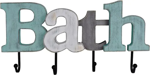 Vista 10 de Letrero de madera para café, gancho de pared, soporte decorativo para taza de café, letrero de letras en bloque Rustic Home Decor Hanging Wood