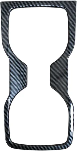 Vista 7 de ruihe Patrón de fibra de carbono para palanca de cambios de coche, panel de consola, cubierta de marco para Ford Ranger 2019 2020 2021 2022 versión