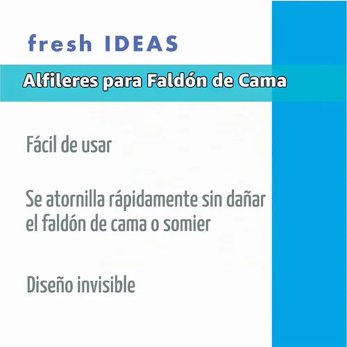 Vista 3 de Levinsohn Textile FRE-751-XX-ASST-XX Fresh Ideas Pines para falda de cama, set de 12