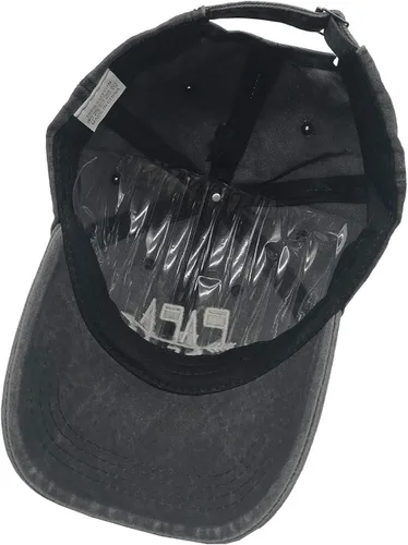 Vista 6 de OASCUVER Gorro de béisbol de algodón ajustable con diseño de mamá y papá