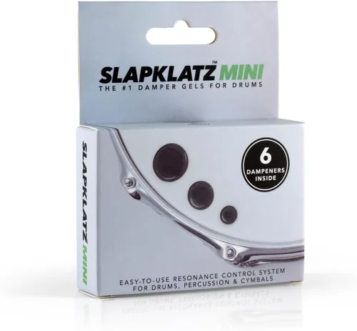 Vista 9 de MINI Drum Gel Dampers – Alien Green – 6 almohadillas en 3 tamaños – Estuche de almacenamiento incluido Verde alien