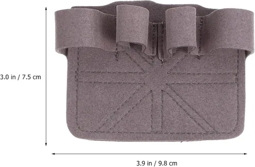Vista 4 de INOOMP Guantes de entrenamiento, 1 par de guantes de entrenamiento antideslizantes para levantamiento de pesas, ligeros, protectores de palma