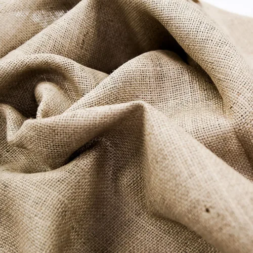 Vista 6 de Burlap Fabric, 38-40 pulgadas de ancho, más de 100 yardas en stock- 100 yardas 100% yute - natural