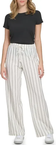 Vista 4 de Calvin Klein Pantalones de meter cómodos y holgados con bolsillos para mujer