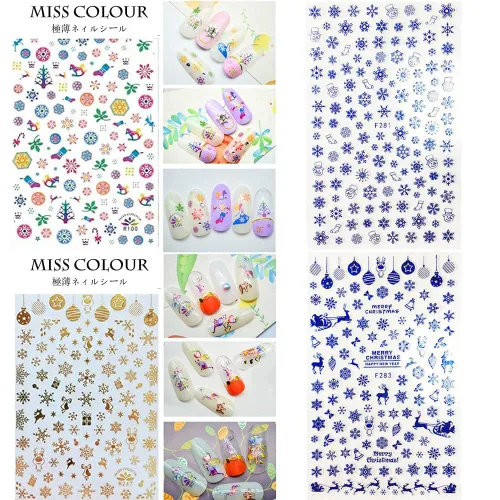 Vista 5 de Más de 1000 patrones, calcomanías de uñas para mujeres y niños, diseño 3D Kalolary, auto adhesivas, para hacer en casa, decoraciones artísticas