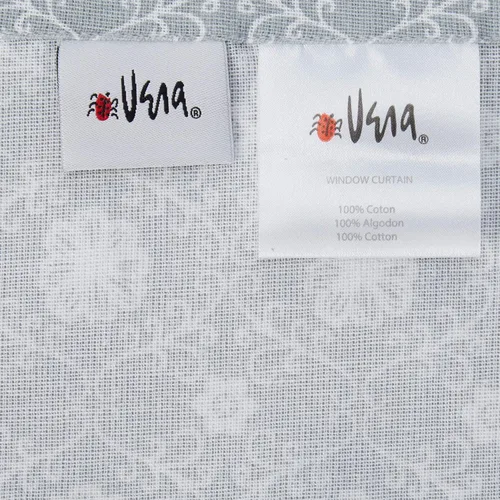 Vista 4 de Oralie - Juego de cenefas y niveles de cocina con diseño de enrejado floral Cortina de ventana pequeña para cafetería, baño, lavandería