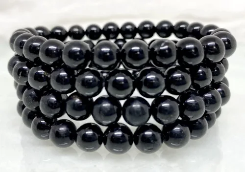 Vista 3 de Soothing Crystal Bracelets For Women Men 8Mm Round Stone Beaded 7.5-Inch Stretch Chakra Bracelet For Healing Positivity Anxiety Gemstone Spiritual
