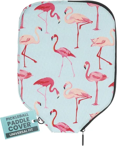 Vista 33 de Palms-O-Aces Pickleball Paddle Cover Canvas Padded Pickleball Paddles Sleeve with Zipper Lightweight Protective Paddle Case for Standard Paddles