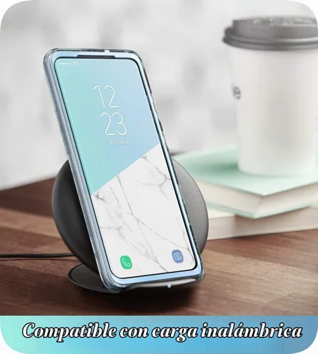 Vista 5 de i-Blason Cosmo Series - Carcasa para Samsung Galaxy S20 5G (versión 2020), diseño protector contra golpes, delgado y elegante sin protector de Azul