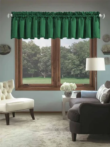 Vista 56 de Cortinas de cocina negras Ladity - 2 paneles de cortinas cortas opacas, 36 pulgadas, privacidad, niveles de café, cortinas de granja para ventana