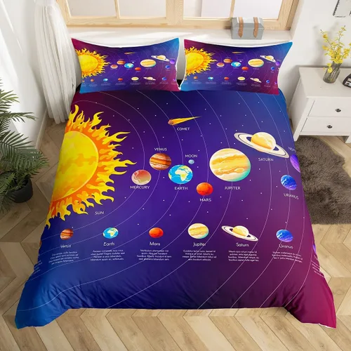 Vista 34 de Juego de ropa de cama con estampado de piel de vaca para niños, juego de funda de edredón con patrón de piel de vaca, juego de funda de edredón