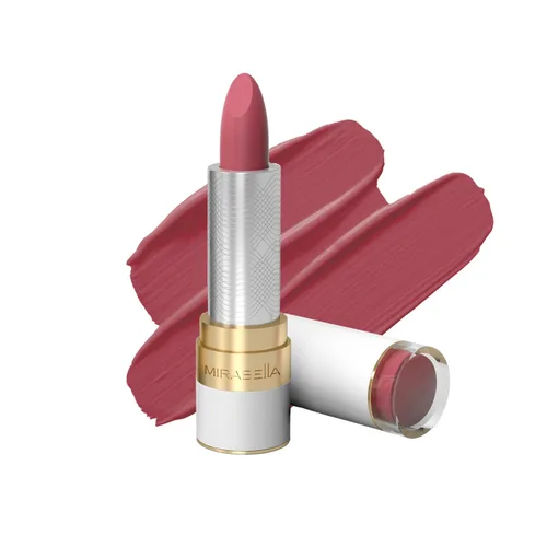 Vista 8 de Mirabella Sealed with a Kiss - Lápiz labial hidratante de cobertura completa, ricamente pigmentado, ultra cremoso, hidratante y a base de minerales