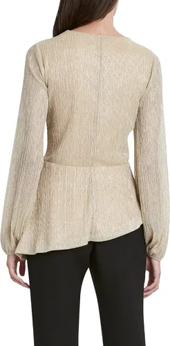Vista 3 de BCBGMAXAZRIA Camiseta de manga larga para mujer