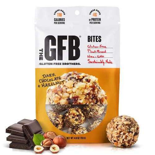 Vista 36 de The GFB Bocaditos de proteína aptos para alérgenos para pastel de cumpleaños, aperitivos sin gluten sin nueces, bolas de proteína a base de plantas