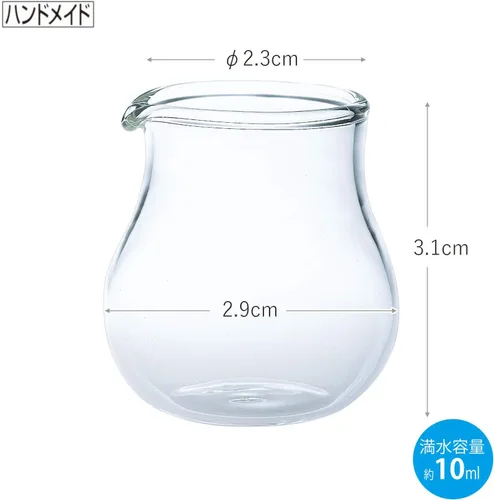 Vista 2 de Toyo Sasaki Glass Pitcher, Clear, Approx. 0.3 fl oz (10 ml) TS49002