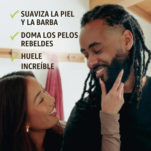 Vista 7 de Every Man Jack Crema para Barba - Sutil Fragancia de Sal Marina - Rejuvenece, Hidrata y Peina Barbas Secas e Indisciplinadas Mientras Alivia