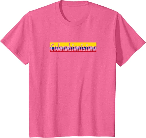 Vista 53 de Camisas Colombianisima Colombia para mujer Bandera de Colombia, Negro, S