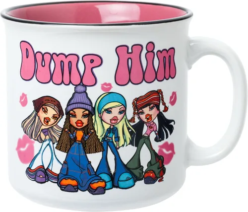 Vista 33 de Silver Buffalo - Taza de cerámica de campamento de A Goofy Movie de Disney, diseño retro con Goofy, Max Goof, Roxanne y Bobby Zimmeruski, 20 onzas