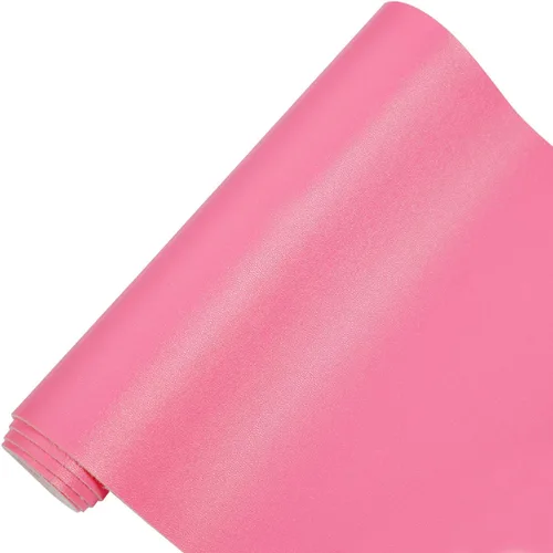Vista 12 de RAMYA Hojas de piel sintética de color liso liso (7.8 x 53 pulgadas), piel sintética, muy adecuadas para hacer aretes, manualidades, lazos, costura