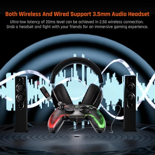 Vista 8 de BIGBIG WON Wireless Switch Controllers, Bluetooth Wired PC Game Controller for Nintendo Switch, PC Windows, Android, IOS, Rainbow 2 Pro Controller