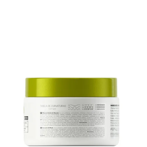 Vista 2 de Felps Curls Mascarilla con Aceite de Aguacate (10.6 oz/300g)