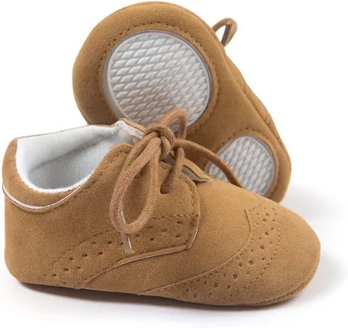 Vista 5 de ESTAMICO Zapatos para bebés niños Prewalker PU Sneakers