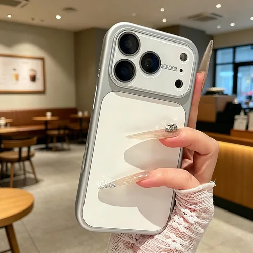 Vista 4 de Funda de silicona líquida para iPhone 17 Pro Max equipada con película protectora de lente, anticolisión suave al tacto y resistente a las manchas