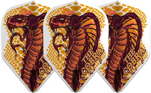 Vista 4 de L-style L1 Standard PRO Molded Dart Flights – Champagne Ring Compatible – for Soft Tip & Steel Tip Darts